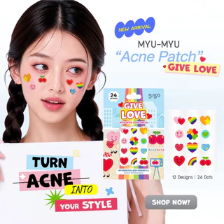 Myu-Myu Acne Patch 24 Dot มิว-มิว แอคเน่ แพทช์ แผ่นแปะสิว 24 ดวง