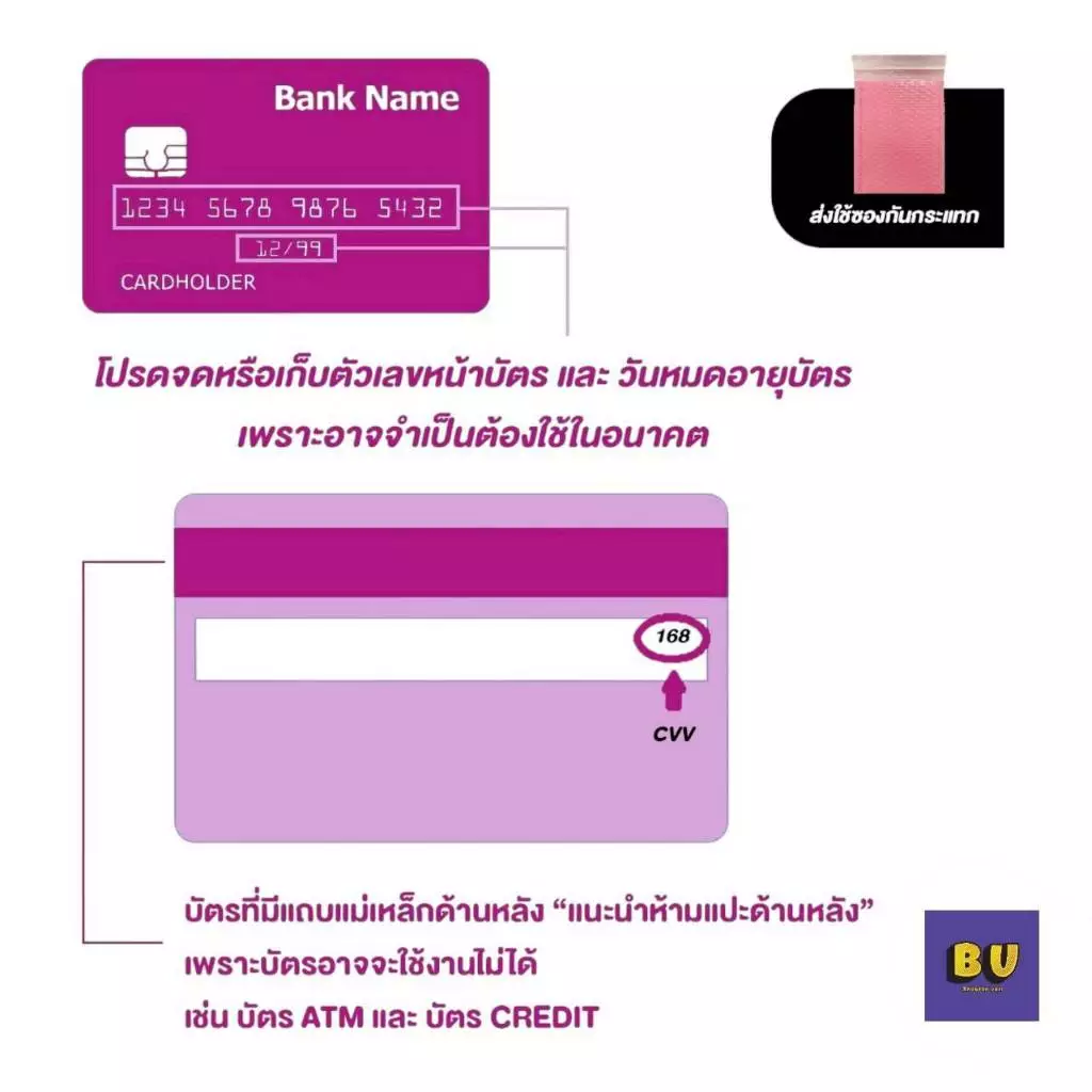[ส่งฟรี] สติกเกอร์ติดบัตร ATM BTS VISA  สกินการ์ด [ STICKER SKIN CARD ] ลาย : Pokemon Pikachu 3 โปเกมอนการ์ด : BU thumbnail 6