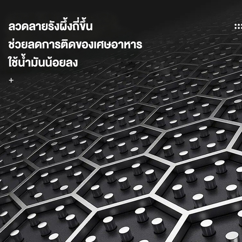 ZHIPUกระทะสแตนเลสเคลือบสารกันติดแบบรังผึ้ง รูปที่ 5
