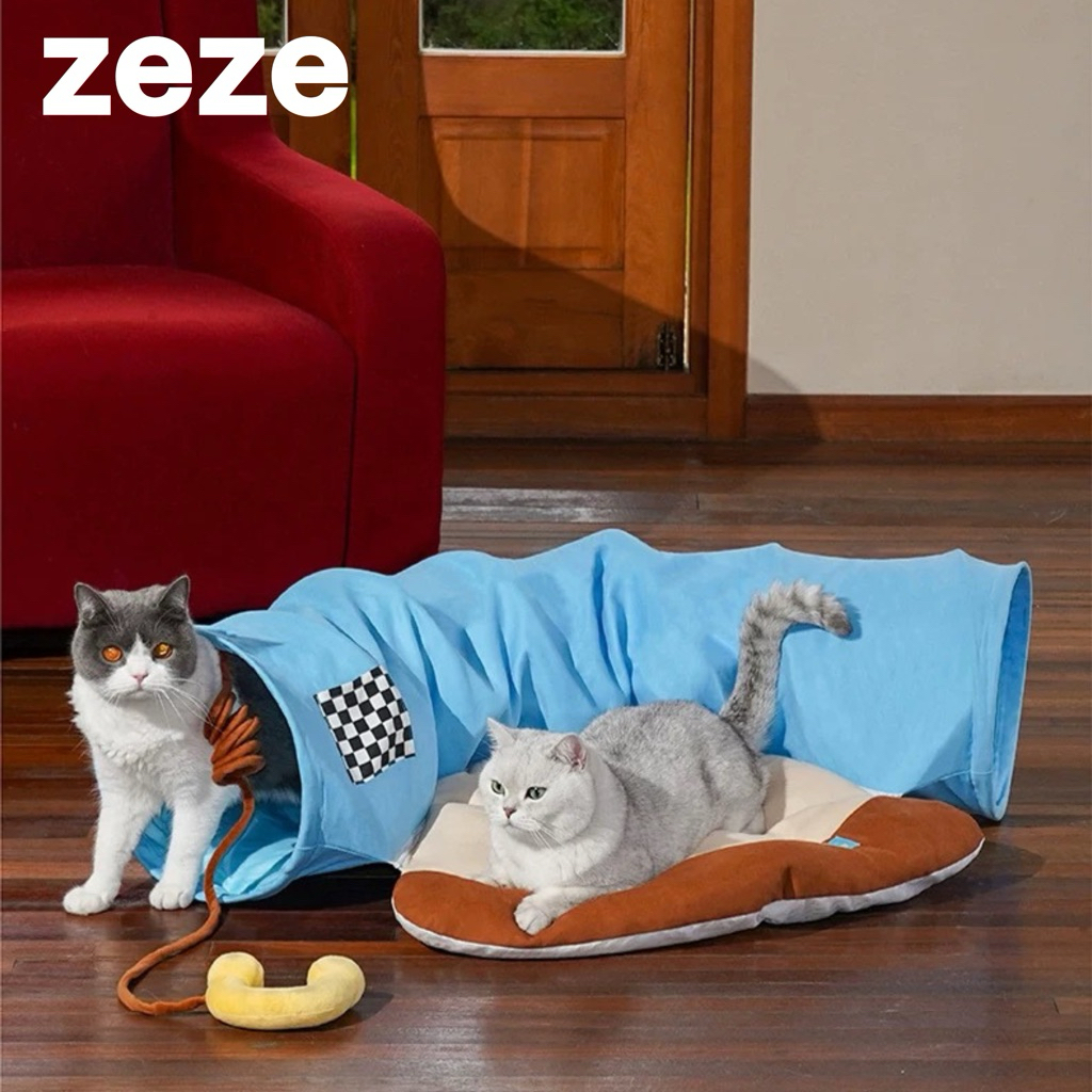 zeze | Retro Phone Pet Tunnel Bed