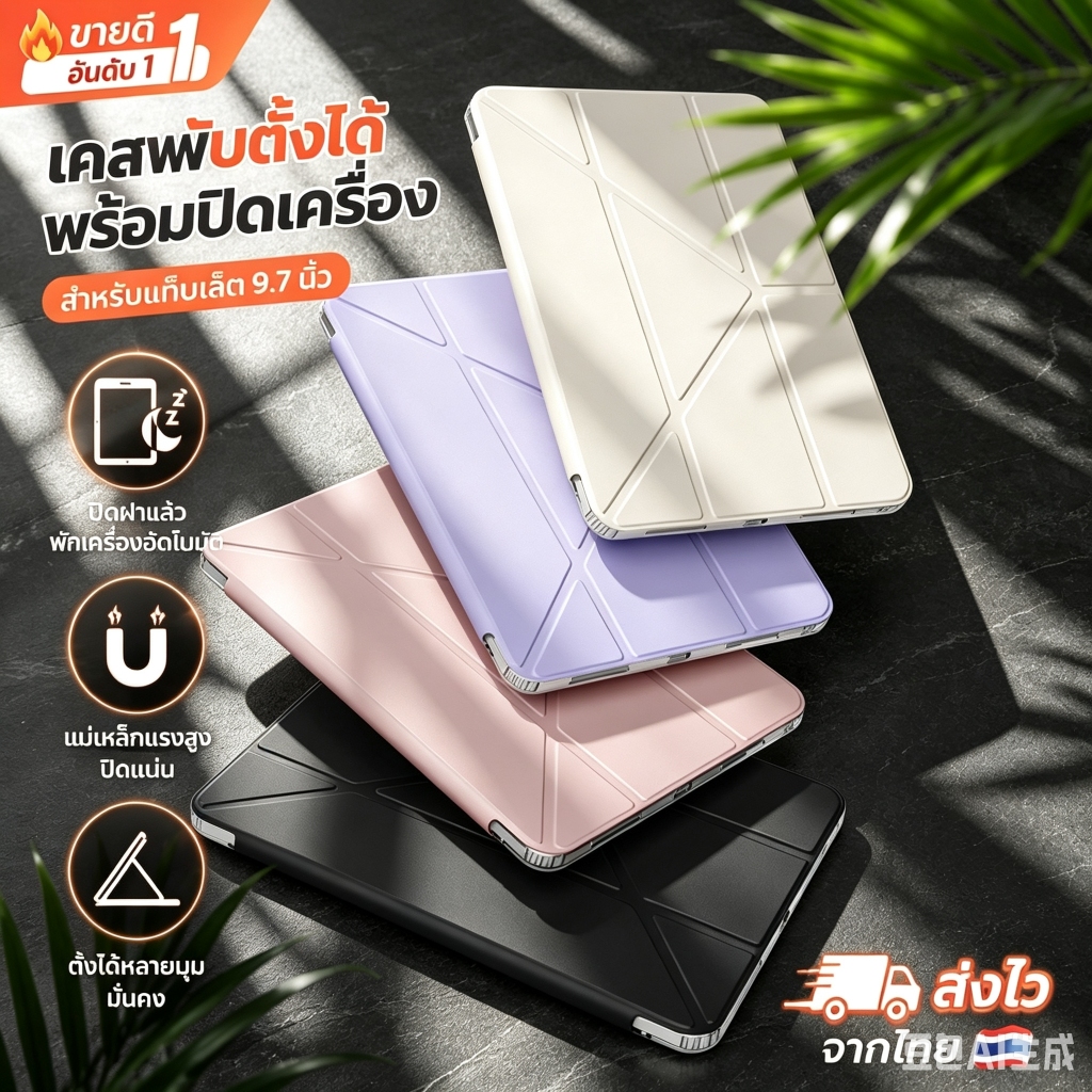 เคสไอแพด for mini6-air8  gen7-gen11 pro11 2024 m4 2025 m5เคสสำหรับไอแพด ขอบใส  ปลอกปากกาไอแพด
