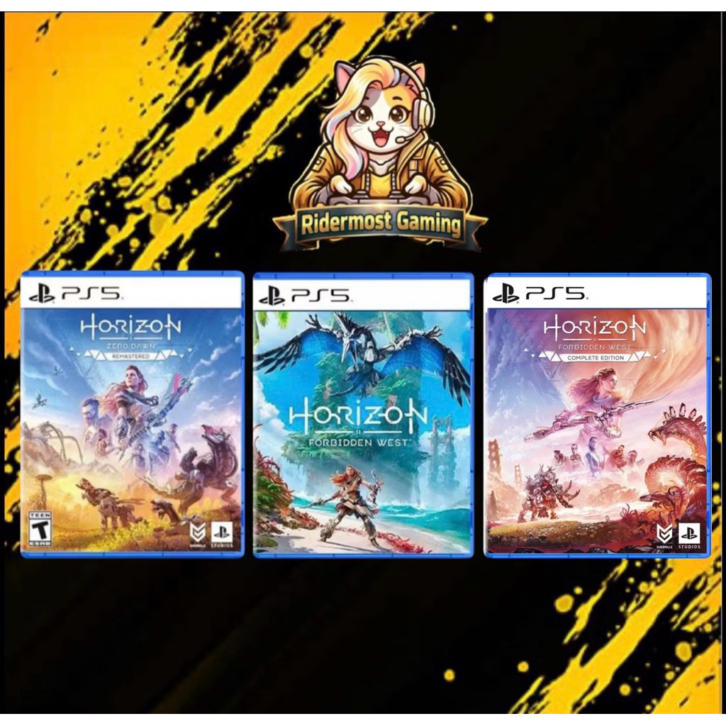 [PLAYSTATION 5] รวมแผ่นเกม Horizon หลายภาค Horizon West ,Horizon Zero Dawn[TH][EN]มือ 2 พร้อมส่ง!!!