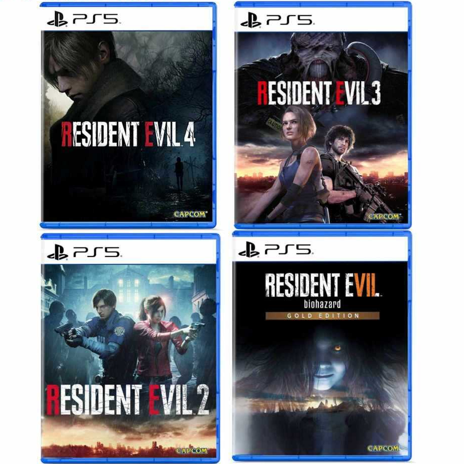 ps5 resident evil 4 / resident evil 3 / resident evil 2 / resident evil 7 gold / resident evil villa