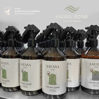 SAVASA สเปรย์ทำความสะอาดเสื่อโยคะ deep clean ไม่ลื่น Yoga Mat Cleaner Manduka Lululemon liforme sandbag hyrox