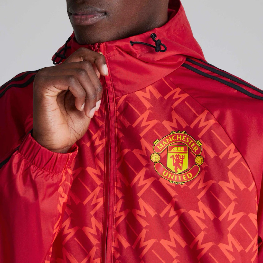 เสื้อแจคเก็ตแมนยู พร้อมส่ง(อก 46,48 นิ้ว) Man U Manchester United Adidas Mens Manchester United Seas