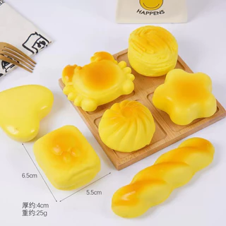 (พร้อมส่งจากไทย) สกุชชี่สุ่ม squishy ของเล่น สกุชชี่ขนมปัง สกุชชี่จิ๋ว ของเล่นคลายเครียด สโลว์นุ่มนิ่ม