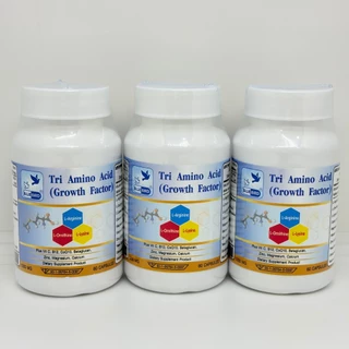 Tri Amino Acid : 3L ตรา บลูเบิร์ด วิตามินเพิ่มความสูง เร่งสูง Growth factor เสริมสร้างกล้ามเนื้อ