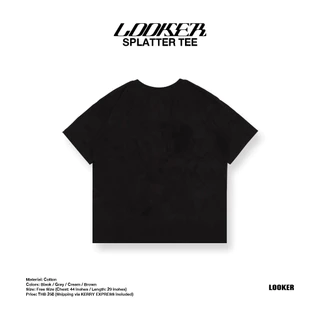 เสื้อยืดฟอกสลัดสี LOOKER® — SPLATTER TEE