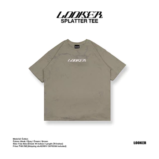 เสื้อยืดฟอกสลัดสี LOOKER® — SPLATTER TEE