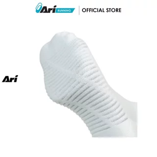 ARI ADEPT RUNNA CREW RUNNING SOCKS - WHITE (AHW1721-02) ถุงเท้า อาริ ADEPT RUNNA สีขาว