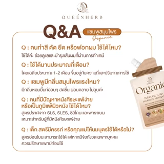 QUEENHERB ORGANIC OILY SCALP & ANTI HAIR LOSS ควีนเฮิร์บ ออร์แกนิก บาลานชิ่ง สคับ ทรีทเม้นท์ แชมพู