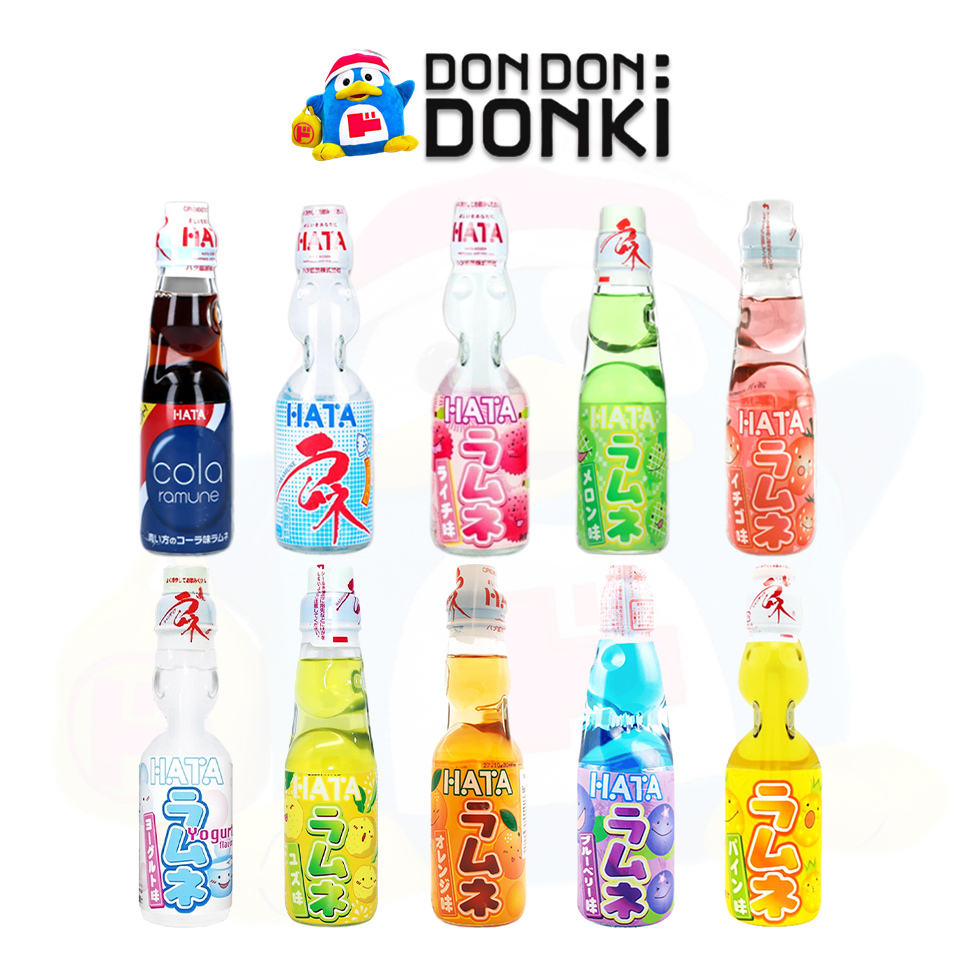 [น้ำดื่มอัดแก๊สกลิ่นโคล่าและผลไม้รามูเนะ แสนอร่อย จากแบรนด์ ฮาตะ RAMUNE (BRAND HATA)]