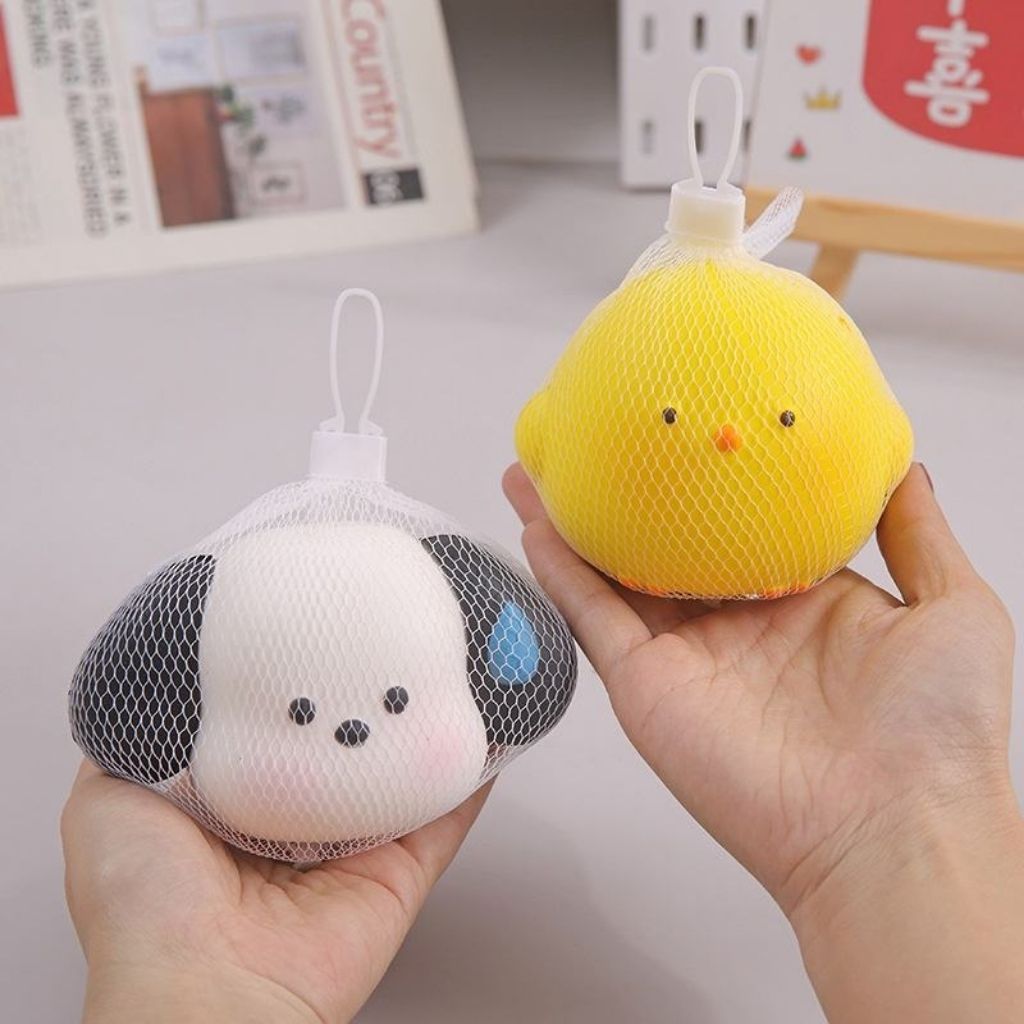 [Free Gift] สกุชชี่นุ่มนิ่มสโลว์ ลายสัตว์น่ารัก/ขนมปัง ของเล่นบีบมือคลายเครียด สินค้าสมนาคุณฟรี