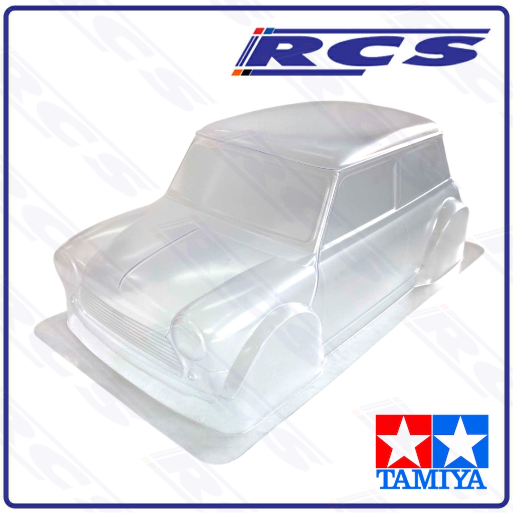 TAMIYA 1825349 บอดี้ MINI COOPER ยังไม่ได้ตัดเจาะและทำสี สำหรับ M-chassis wheelbase 210mm