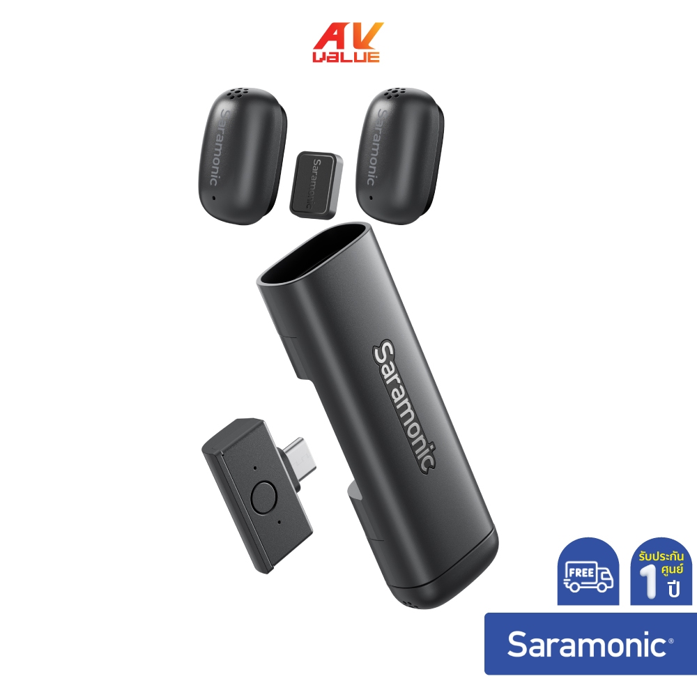 Saramonic Air SE - ชุดไมโครโฟนไร้สายขนาดกะทัดรัด (USB-C) (Air SE-01)