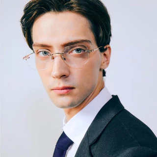 GLASSES ON YOU - AIKEN แว่นไร้กรอบ [ตัดเลนส์ พร้อมส่วนลดทักแชท]