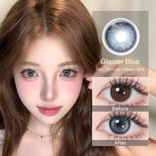 Magister Realcon คอนแทคเลนส์ 14.2MM บลัชออนสาวซีรีย์ Mini ขยายรูม่านตา เงาสีเทา น้ำแข็งสีน้ำเงิน Buff Brown คอนแทค