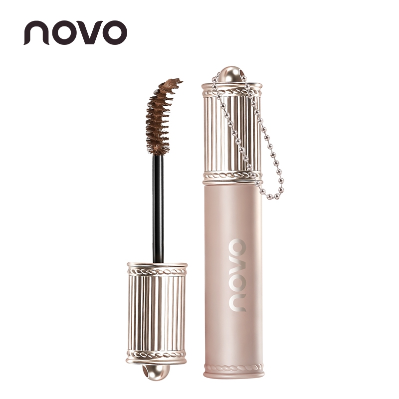 6320 (ใหม่/แท้) ที่ปัดแบบใหม่ NOVO มาสคาร่าปัดขนคิ้ว 3 มิติ  สีชัด แห้งเร็ว ติดทน กันน้ำ