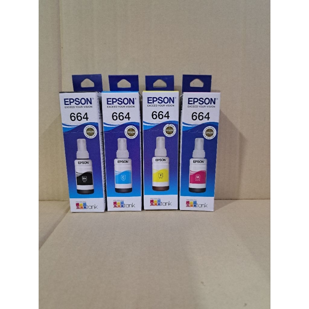 หมึกเติม Epson T664BK,T664C,T664M,T664Y