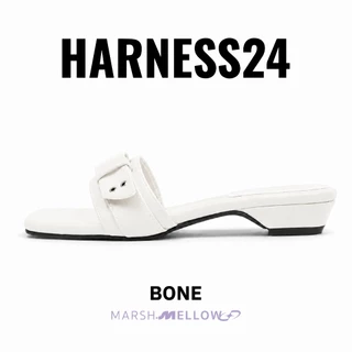 HARNESS24 - MARSHMELLOW รองเท้าแตะสายแฟชั่นหัวเข็มขัด