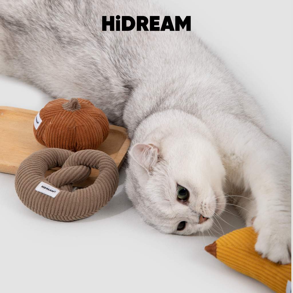 [ส่งด่วน] HiDREAM Catnip Toy ของเล่นแมวผ้าลูกฟูกนุ่ม แคทนิปในตัว กระตุ้นแมวเล่น ลดความเครียด