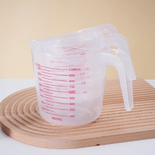 ถ้วยตวงโปร่งใส มีมาตราส่วน ถ้วย วัด ส่วน ผสม เหยือกตวงของเหลว 250ml 500ml 1000ml