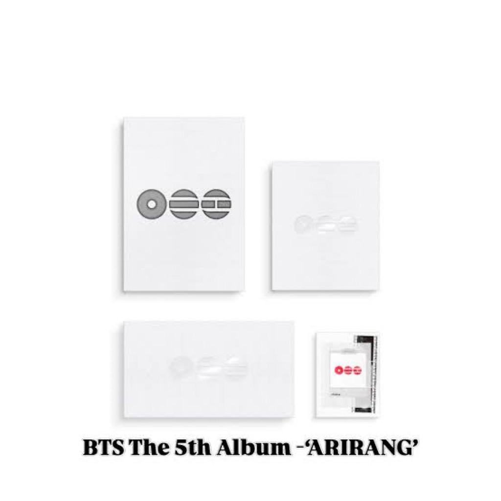 [มีโค้ดลด 10-28%] พร้อมส่ง BTS บังทัน Album 'ARIRANG' อาริรัง อัลบั้มใหม่บังทัน ไม่แกะซีล บั้มเต็ม