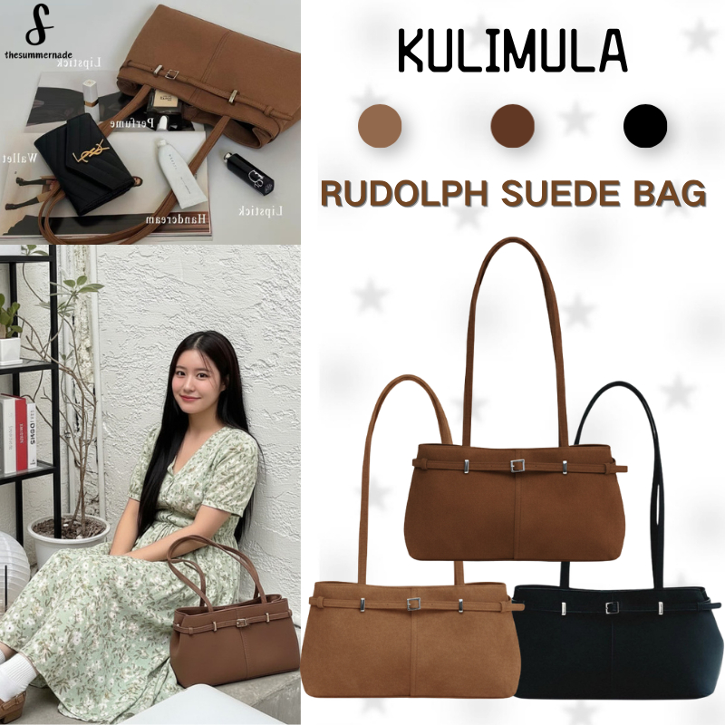 พร้อมจัดส่ง✨Thesummernade_Bag RUDOLPH กระเป๋าสะพายข้างหนัง กระเป๋าสไตล์ polarball ผ้าคุณภาพสูง PU/SU