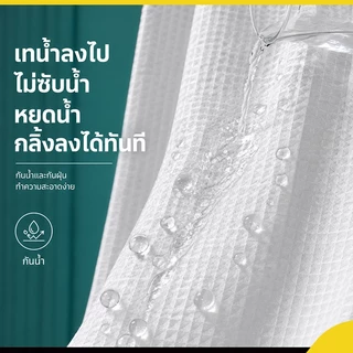 ผ้าม่านอาบน้ำกันน้ำวัสดุโพลีเอสเตอร์หลายขนาดการติดตั้งห้องน้ำง่ายหลุมฟรีอุปกรณ์เสริม C แหวนตะขอ