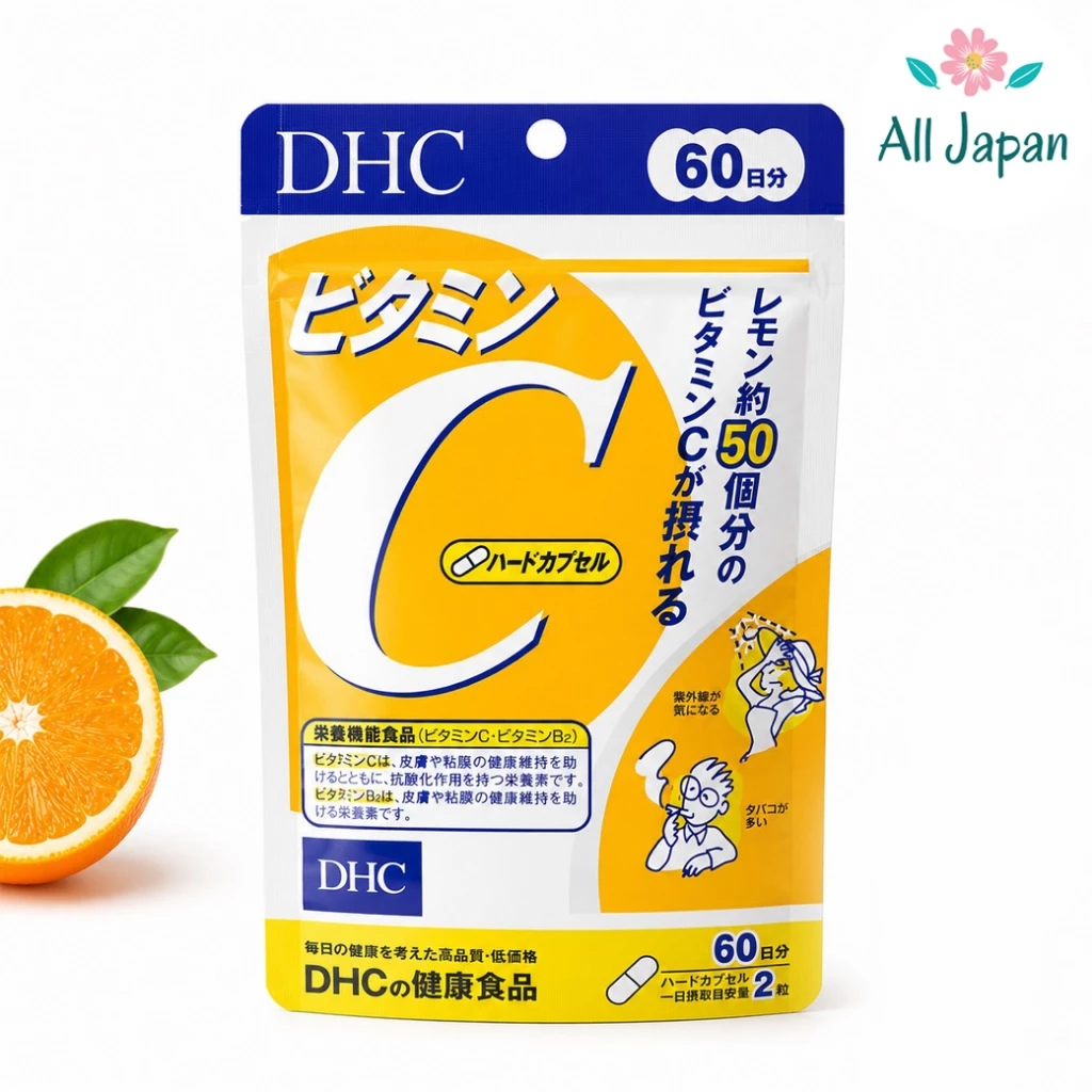 ðļāļāļĢāđāļāļĄāļŠāđāļ!! DHC Vitamin C āļ§āļīāļāļēāļĄāļīāļāļāļĩ (60 āļ§āļąāļ / 120 āđāļĄāđāļ)