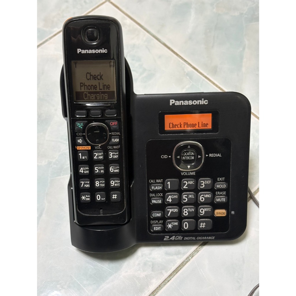 Panasonic รุ่น KX-TG3811 โทรศัพท์ไร้สาย #ของมือสองในบ้าน อ่านรายละเอียดก่อนสั่งซื้อ