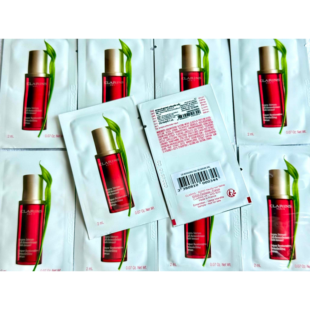 *Clarins* Super Restorative Serum 2ml ของแท้ มี สคบ ป้ายไทย