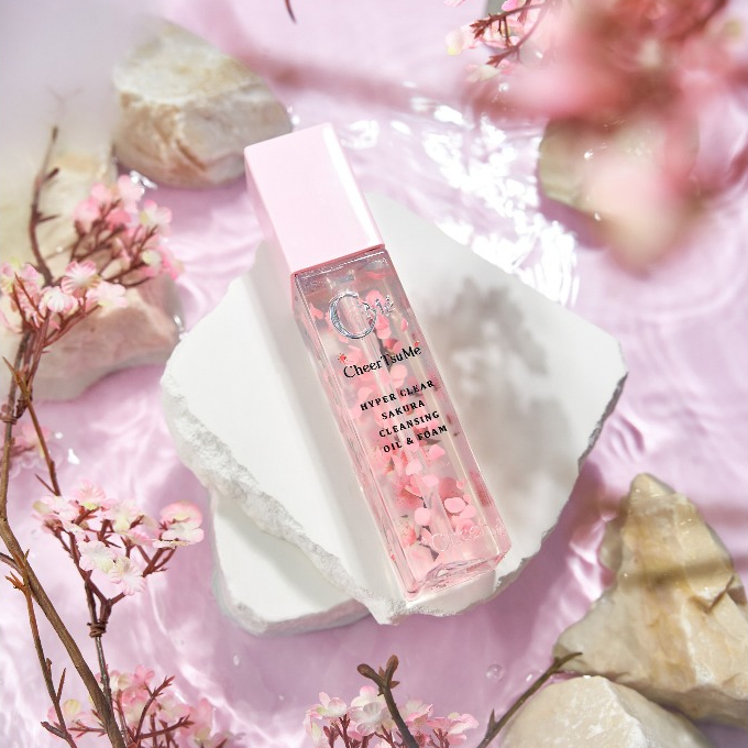 CMe Hyper Clear Sakura คลีนซิ่งออยล์ & โฟม 3-in-1 —