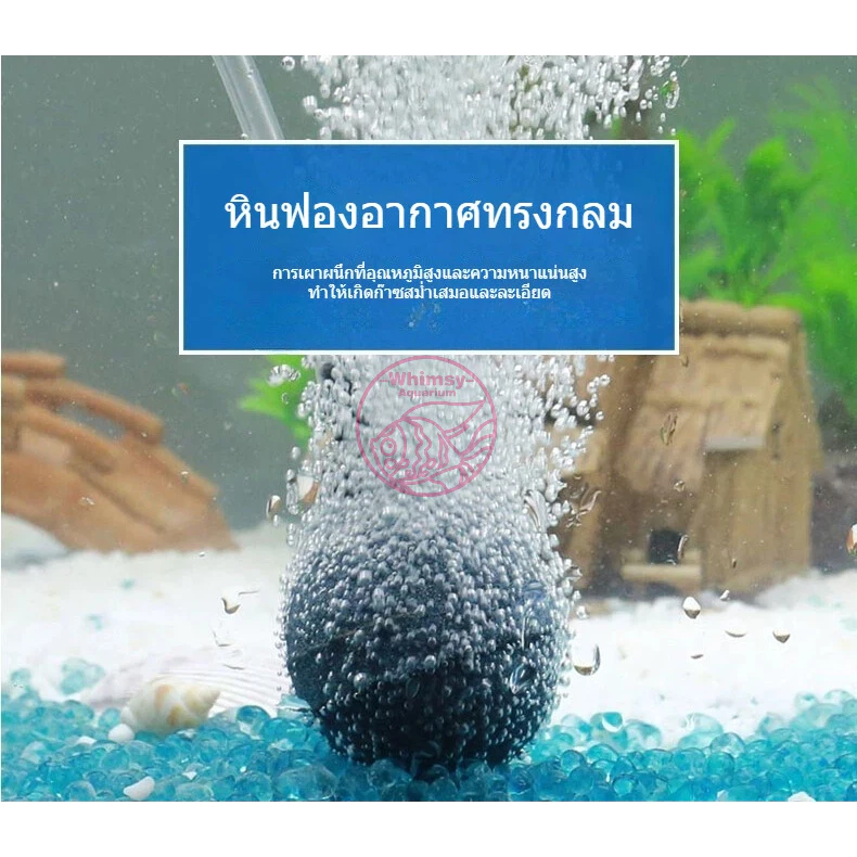 หัวทรายเพิ่มออกซิเจนสำหรับตู้ปลา ตู้กุ้ง สัตว์น้ำทุกชนิด ฟองแรง ออกทุกรู ฟองไม่ใหญ่เกินไป ปลาไม่ตกใจ thumbnail 10