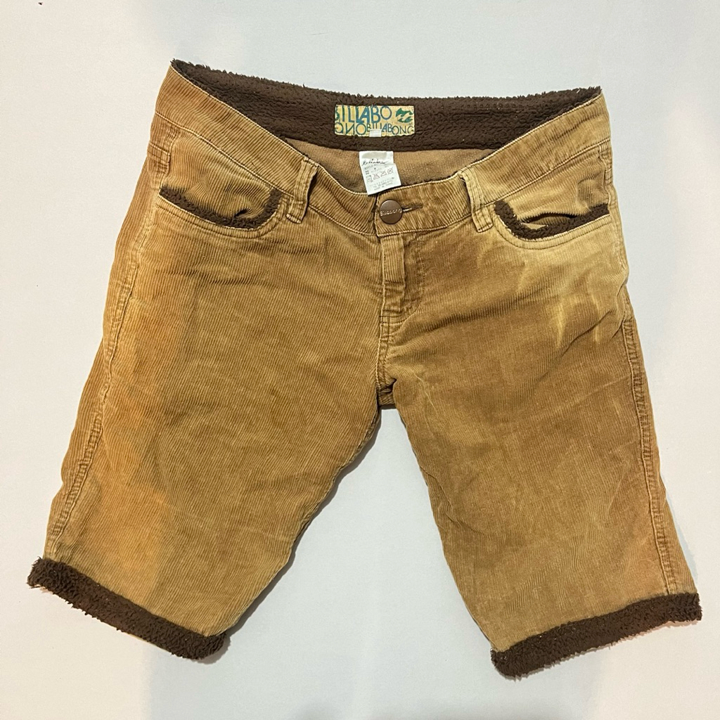 Billabong Size L ลูกฟูก กางเกงเล่นสเก็ต/กางเกงลำลอง ป้ายญี่ปุ่น Japan Y2K Ska8e boy