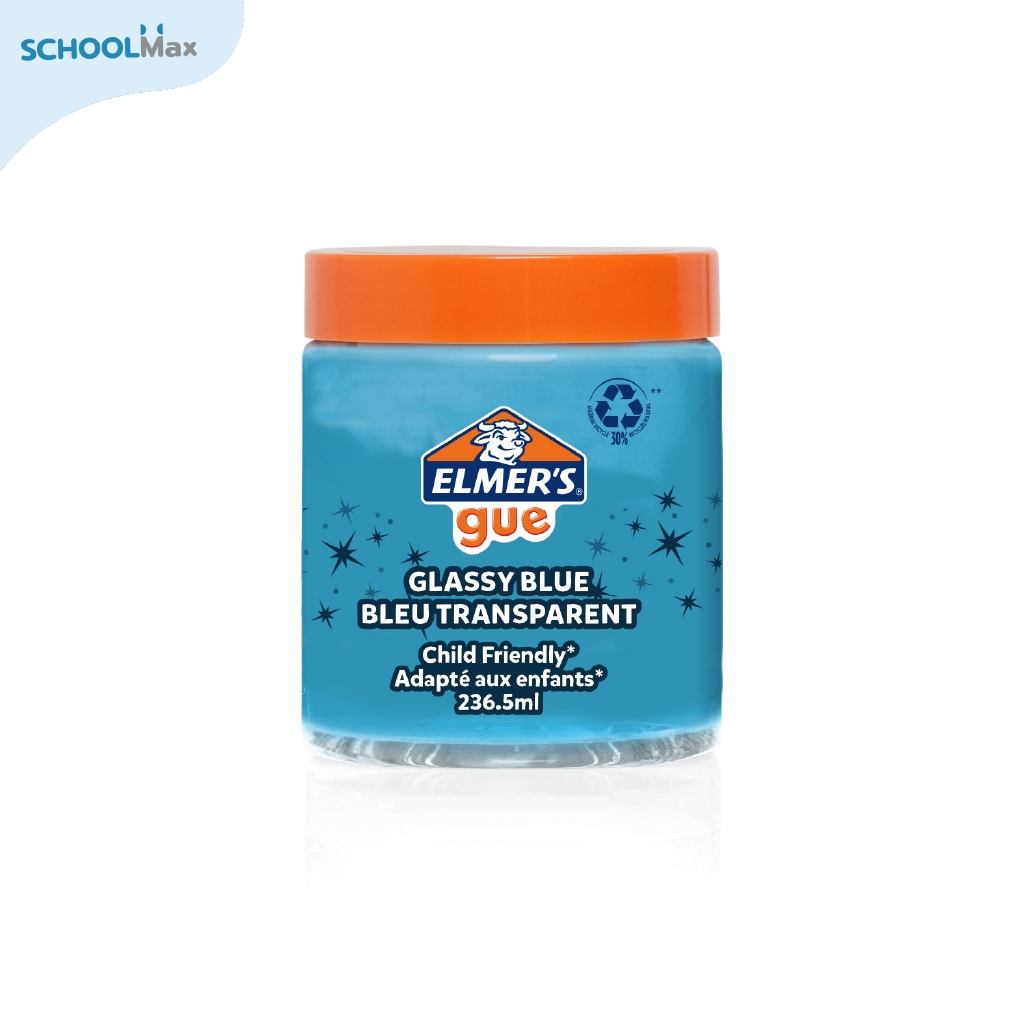 กาวใส Elmer's Glue PE (ใส / ฟ้า / แดง) ขนาด 236ml. / กระปุก