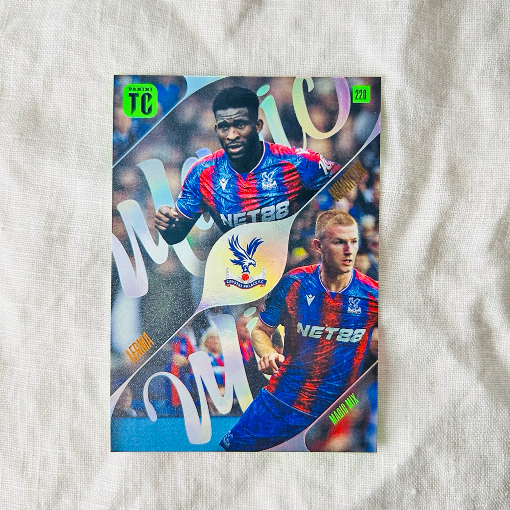 Panini Top Class 2025 Magic Mix #220 Crystal Palace มาร์ก เกฮี Marc Guéhi อดัม วอร์ตัน Adam Wharton 