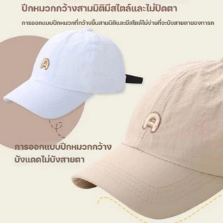 หมวกเบสบอลกันแดด ระบายอากาศดี กันยูวี ปีกกว้างบังแดด ใส่สบาย เหมาะเด็ก 1-5 ปี ใส่ได้ทั้งเด็กชาย-เด็กหญิง พร้อมส่ง