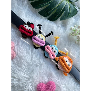 พร้อมส่ง 😊 สายรัดเข็มขัดไหมพรม สายรัดเข็มขัดนักเรียน สายรัดเข็มขัดไหมพรมน่ารัก