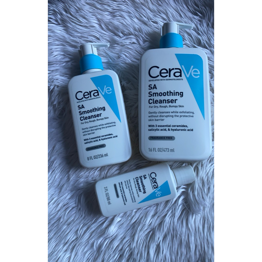 โฟมล้างหน้า CeraVe SA Smoothing cleanser ฉลากไทย