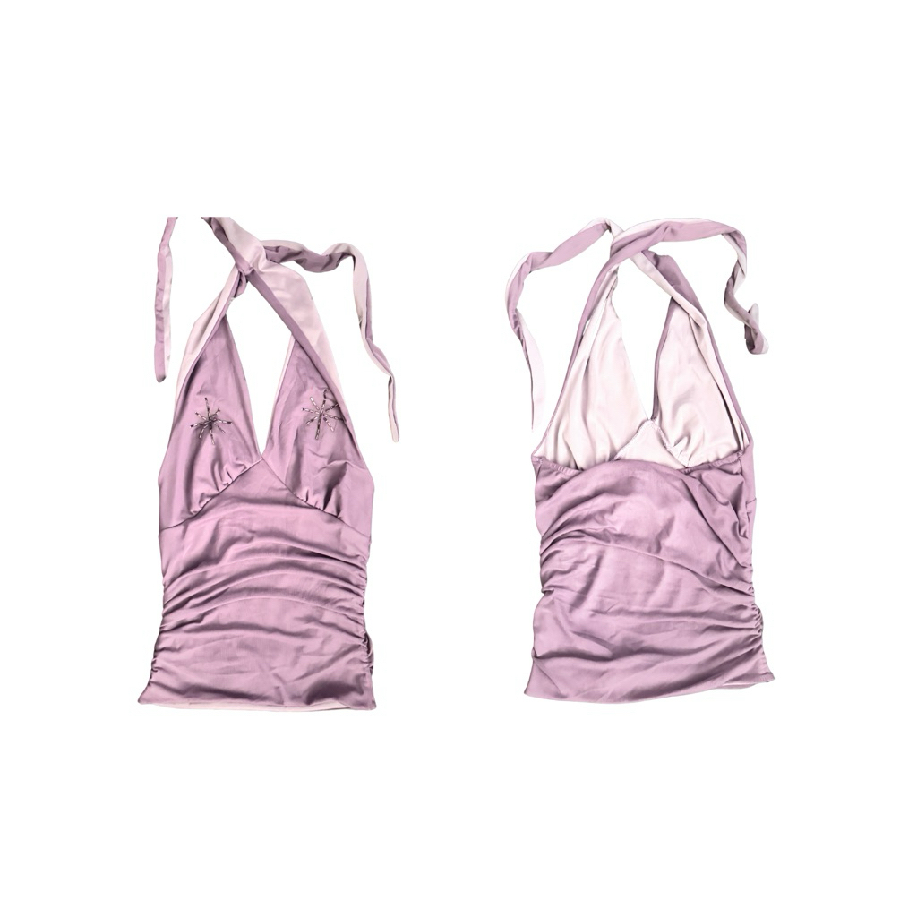 purple / halter  top (brand new)
