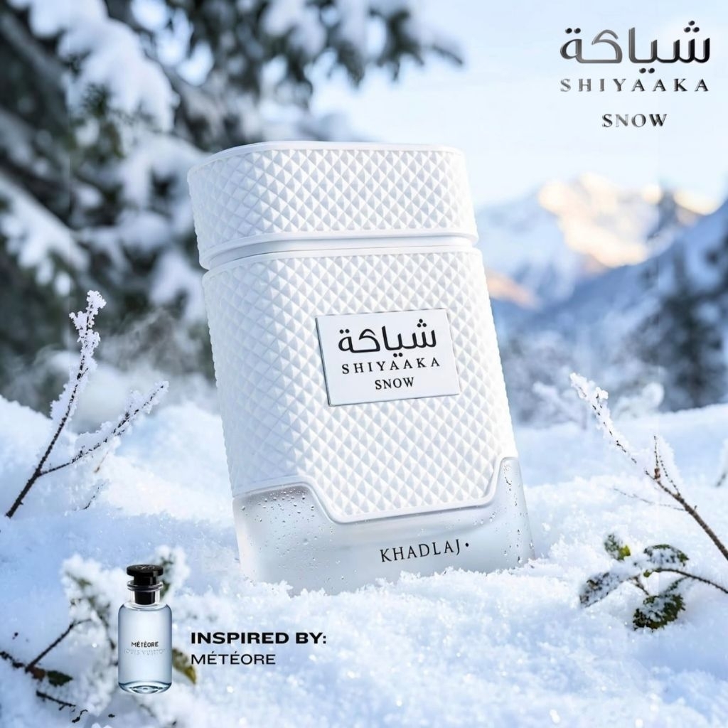 Shiyaaka Snow - EDP 100 ml by Khadlaj (ขวดขาว) แท้
