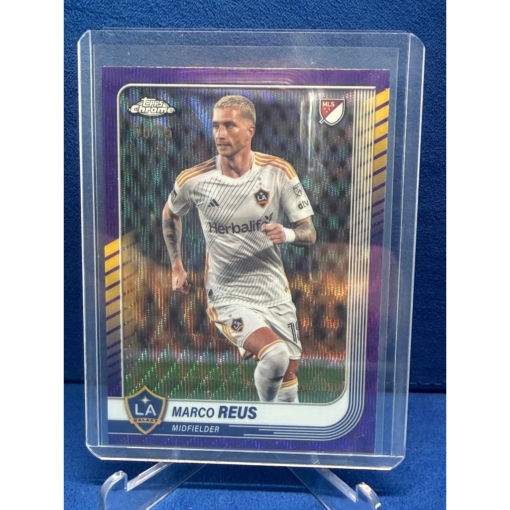 2025 Topps Chrome MLS Purple Mini-Diamond Refractor 70/75 Marco Reus