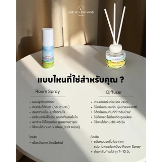 Room Spray สเปรย์ปรับอากาศ กลิ่นหอมติดทน สำหรับบ้านและคอนโด | Homm Lamoon หอมละมุน