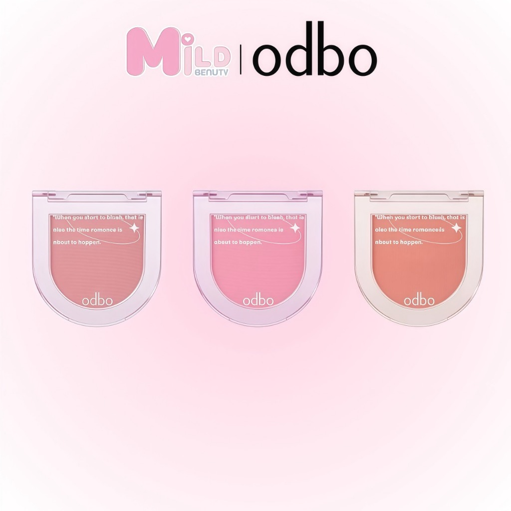 Odbo Romance Mood Blush ( บลัชออน )