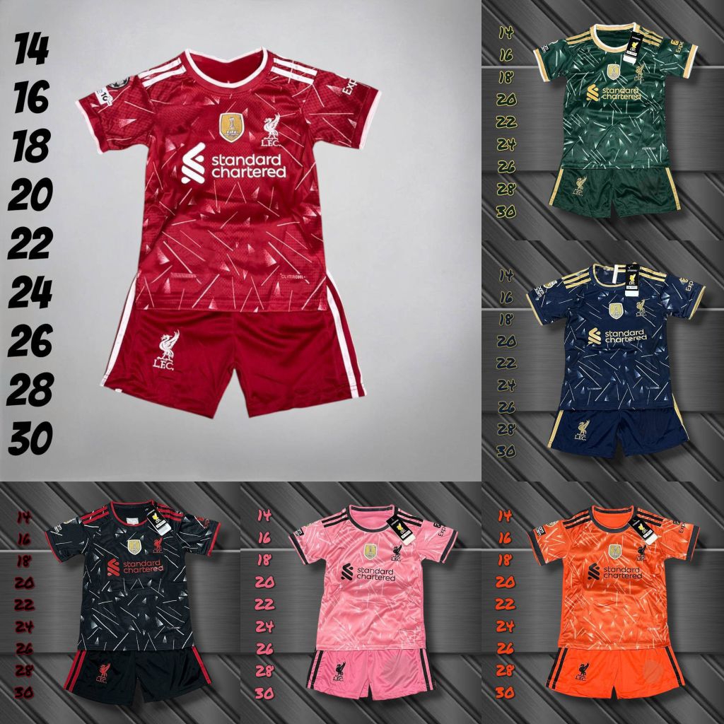 ชุดกีฬาเด็ก(เสื้อ+กางเกง)2-12 ปี ใส่สบาย ไม่ร้อน