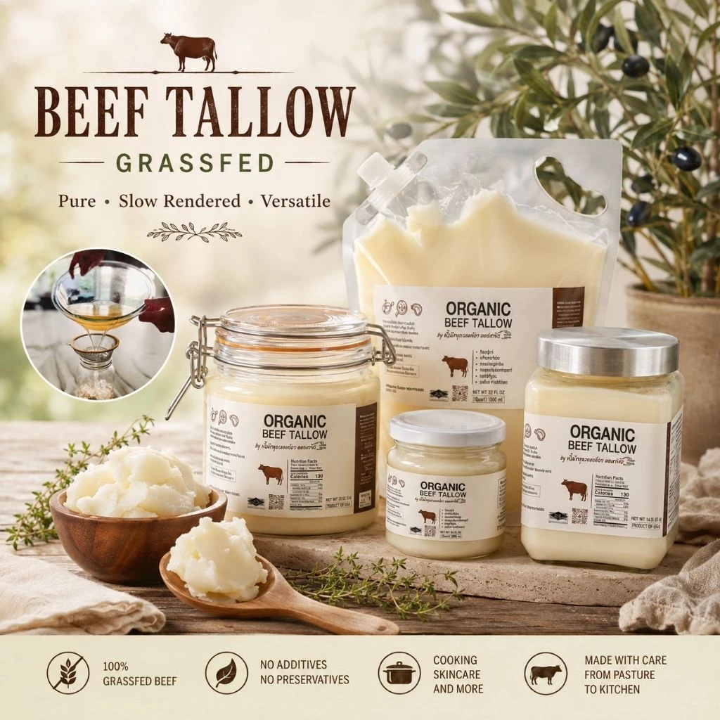 Tallow beef tallow ,คีโต Keto, Halal حلال