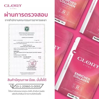 Glory Enriched Collagen กลอรี่ คอลลาเจนไดเปปไทด์ โครงสร้างเดียวกับผิว