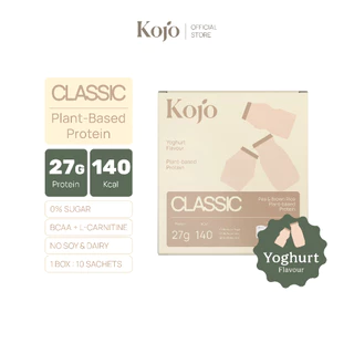 Kojo Classic Plant-Based Protein| โปรตีนจากพืช Hydrolyzed Pea Protein 1 กล่อง 10 ซอง