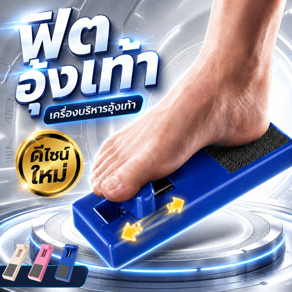 ที่บริหารอุ้งเท้า ฝึกกล้ามเนื้อ แก้เท้าแบน บรรเทาปวดเมื่อยและเอ็นร้อยหวายตึง